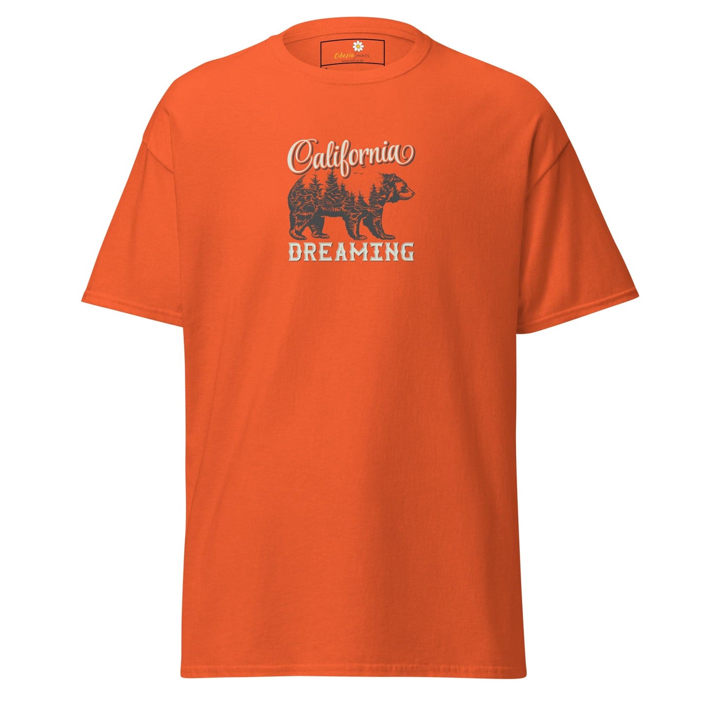 Unisex classic tee - WILD LIFE CALIFORNIA DREAMING - REGULAR - Orange / S