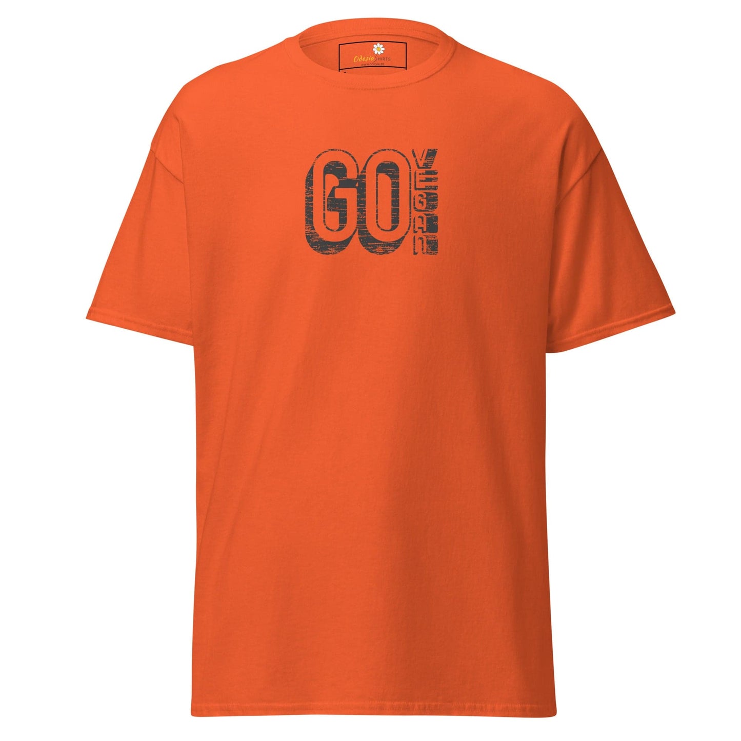 Unisex classic tee - GREEN GO VEGAN - REGULAR - Orange / S