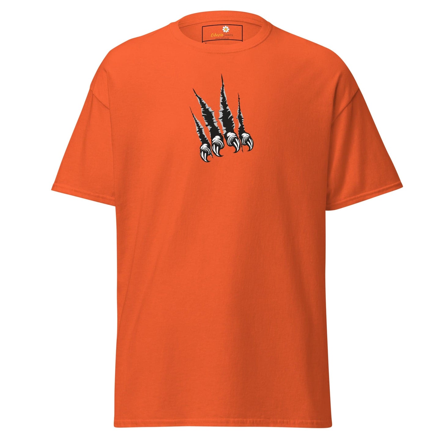 Unisex classic tee - WILD LIFE CLAWS - REGULAR - Orange / S