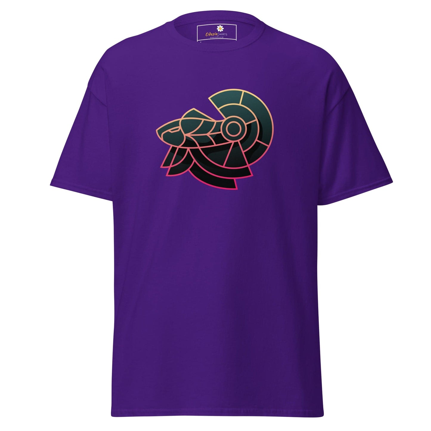 Unisex classic tee - ABSTRACT HERMIT - REGULAR - Purple / S