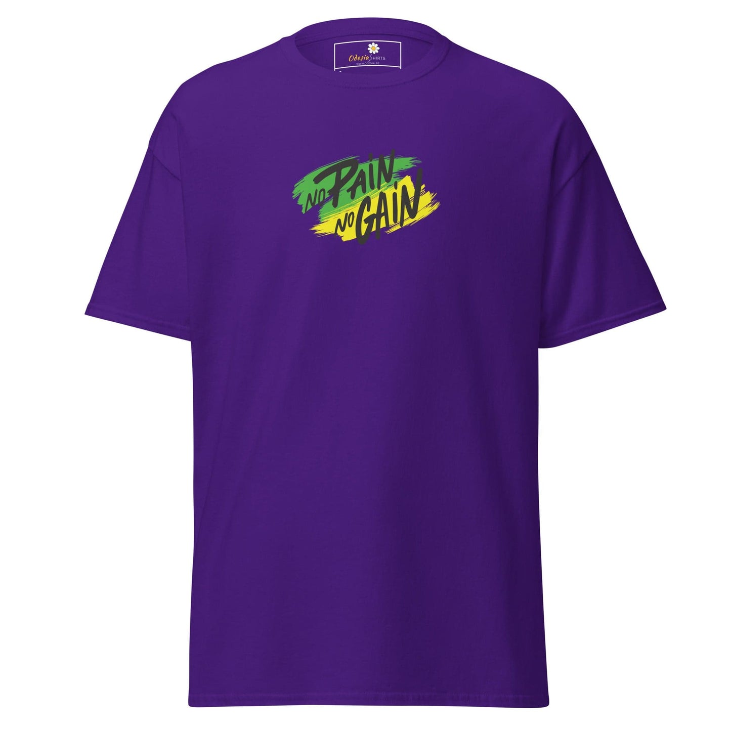 Unisex classic tee - SPORT NO PAIN NO GAIN - REGULAR - Purple / S