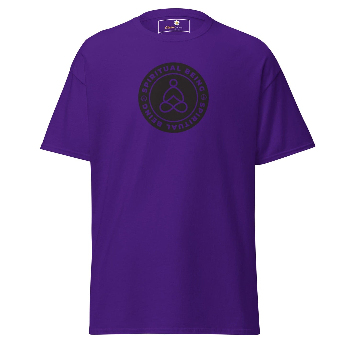 Unisex classic tee - SPIRITUAL BEING - REGULAR - Purple / S
