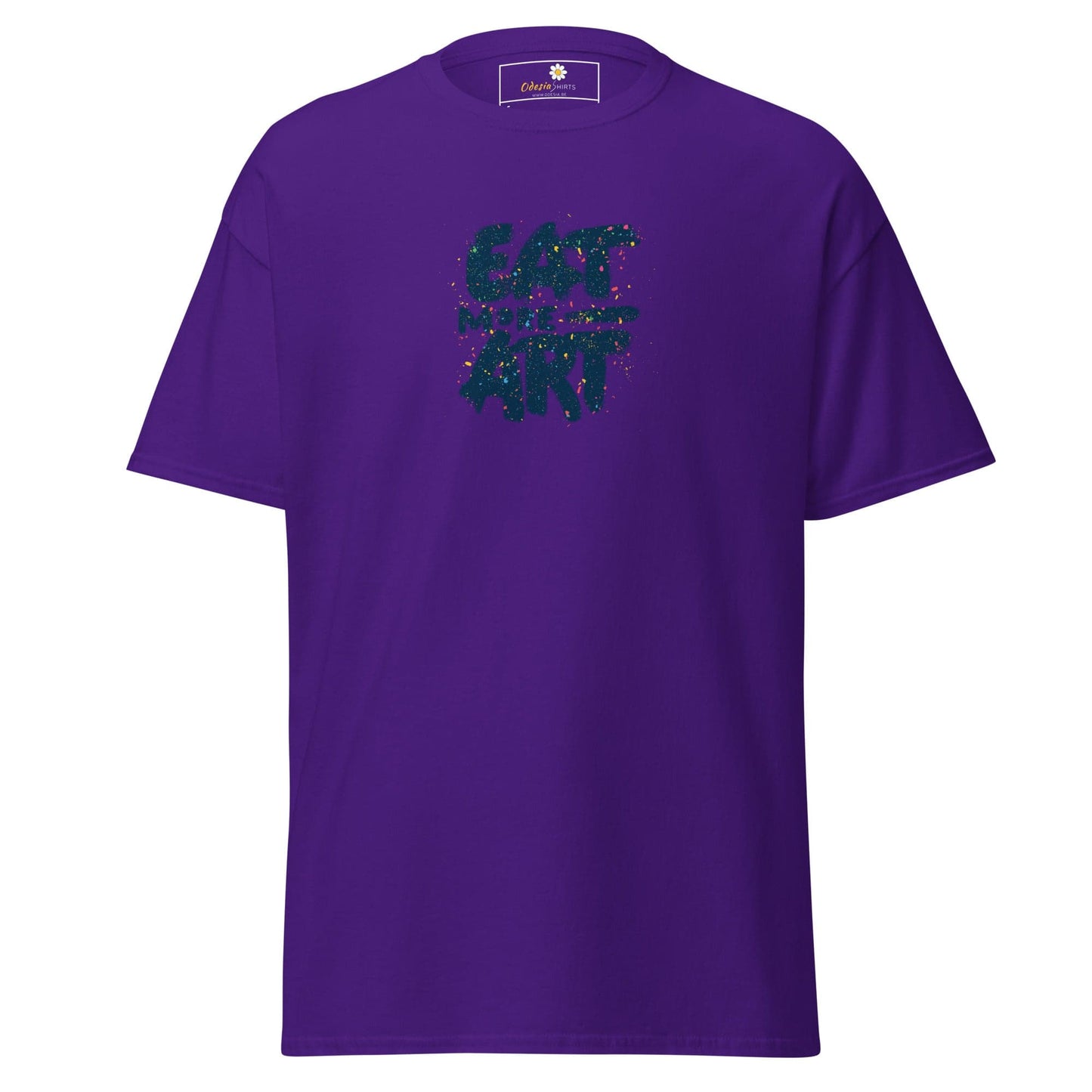Unisex classic tee - MISC EAT MORE ART - REGULAR - Purple / S