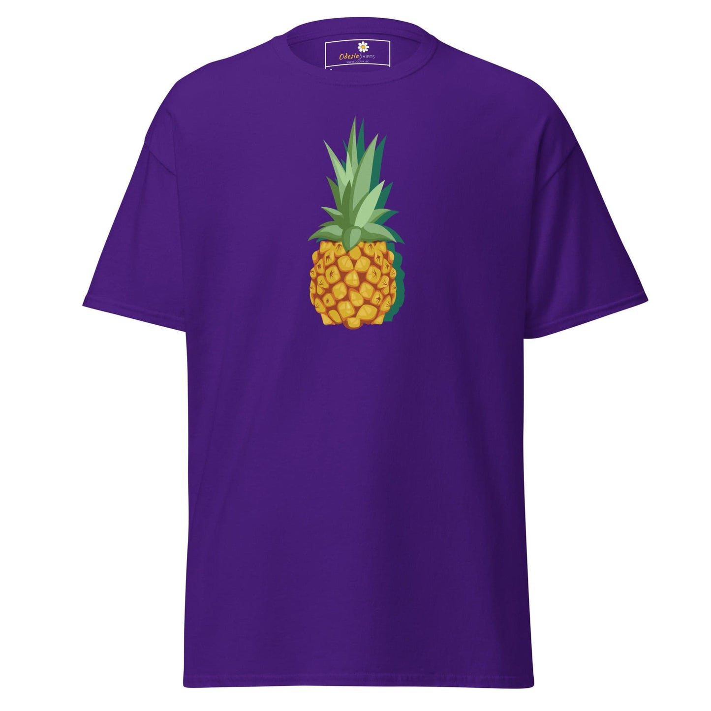 Unisex classic tee - SUMMER PINEAPPLE - REGULAR - Purple / S