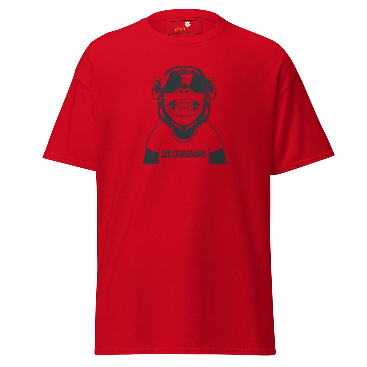 Unisex classic t-shirt - FUN DOLCE BANANA - REGULAR - Red / S