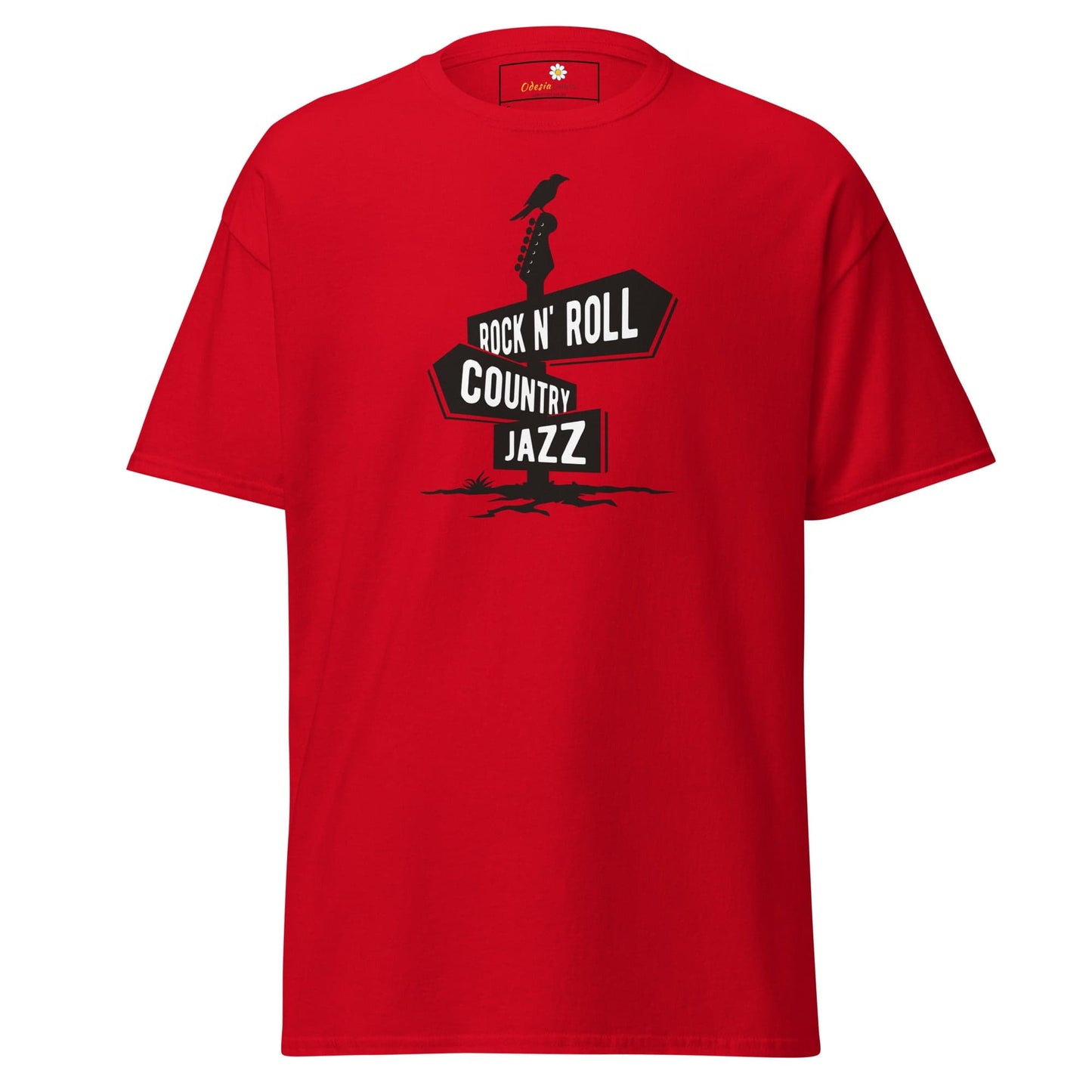 Unisex classic t-shirt - MUSIC DIRECTIONS - REGULAR - Red / S