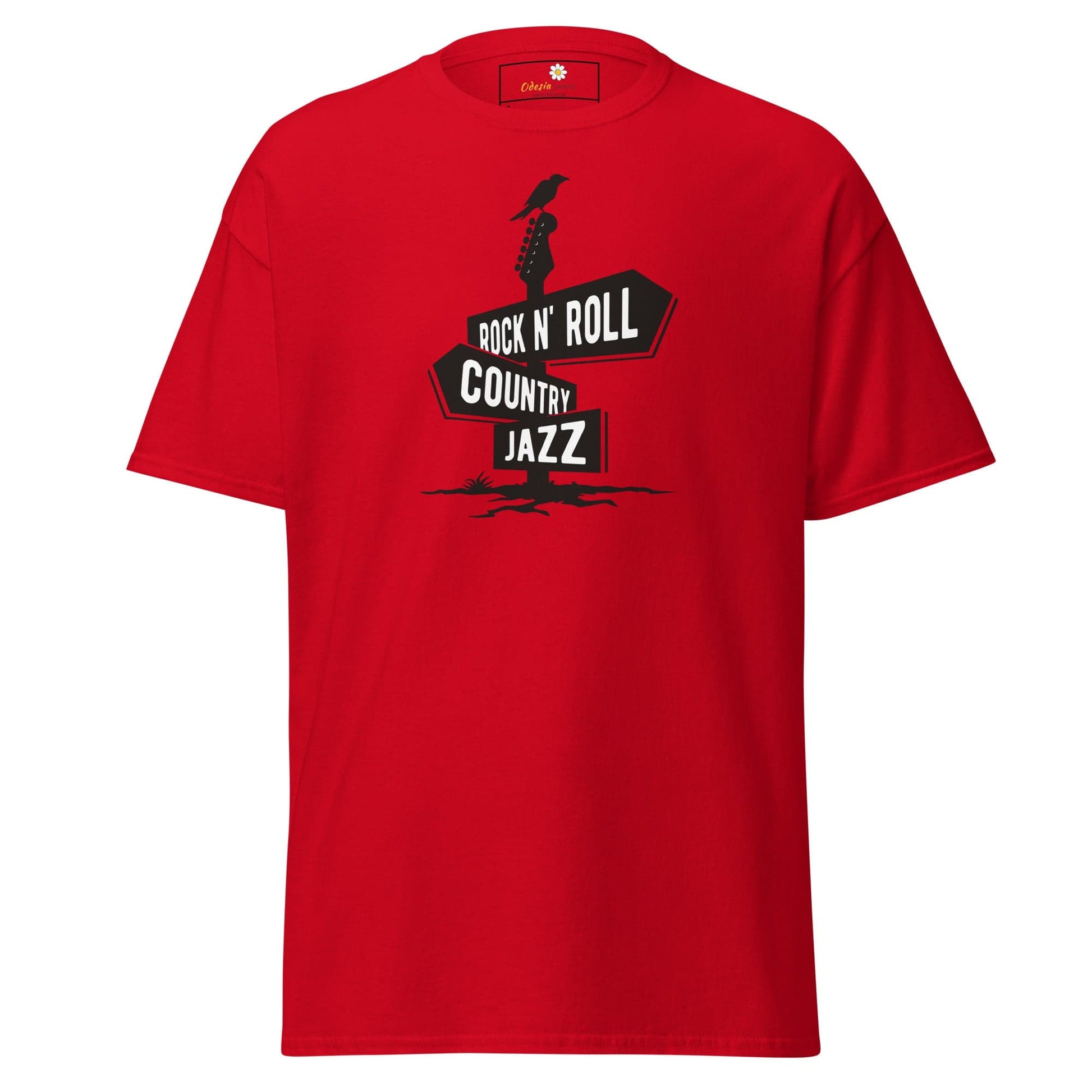 Unisex classic t-shirt - MUSIC DIRECTIONS - REGULAR - Red / S