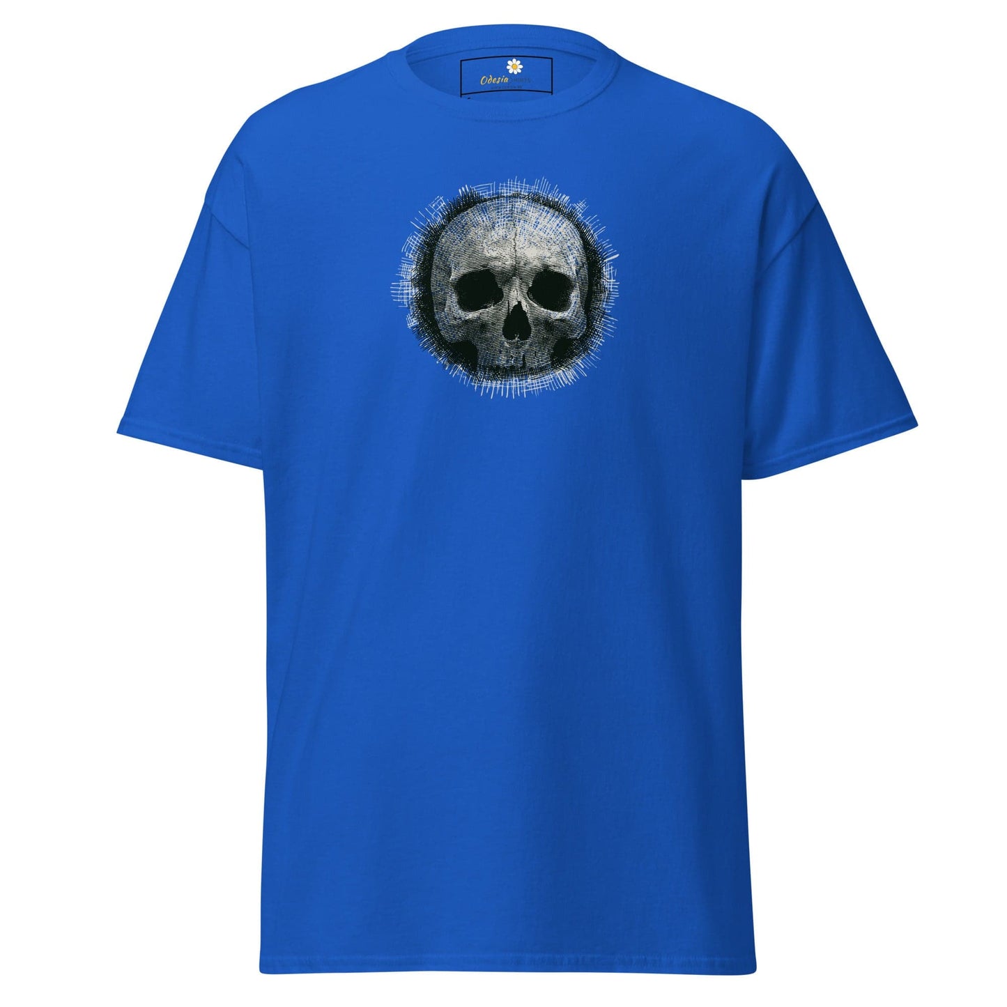 Unisex classic tee - SKULL - REGULAR - Royal / S