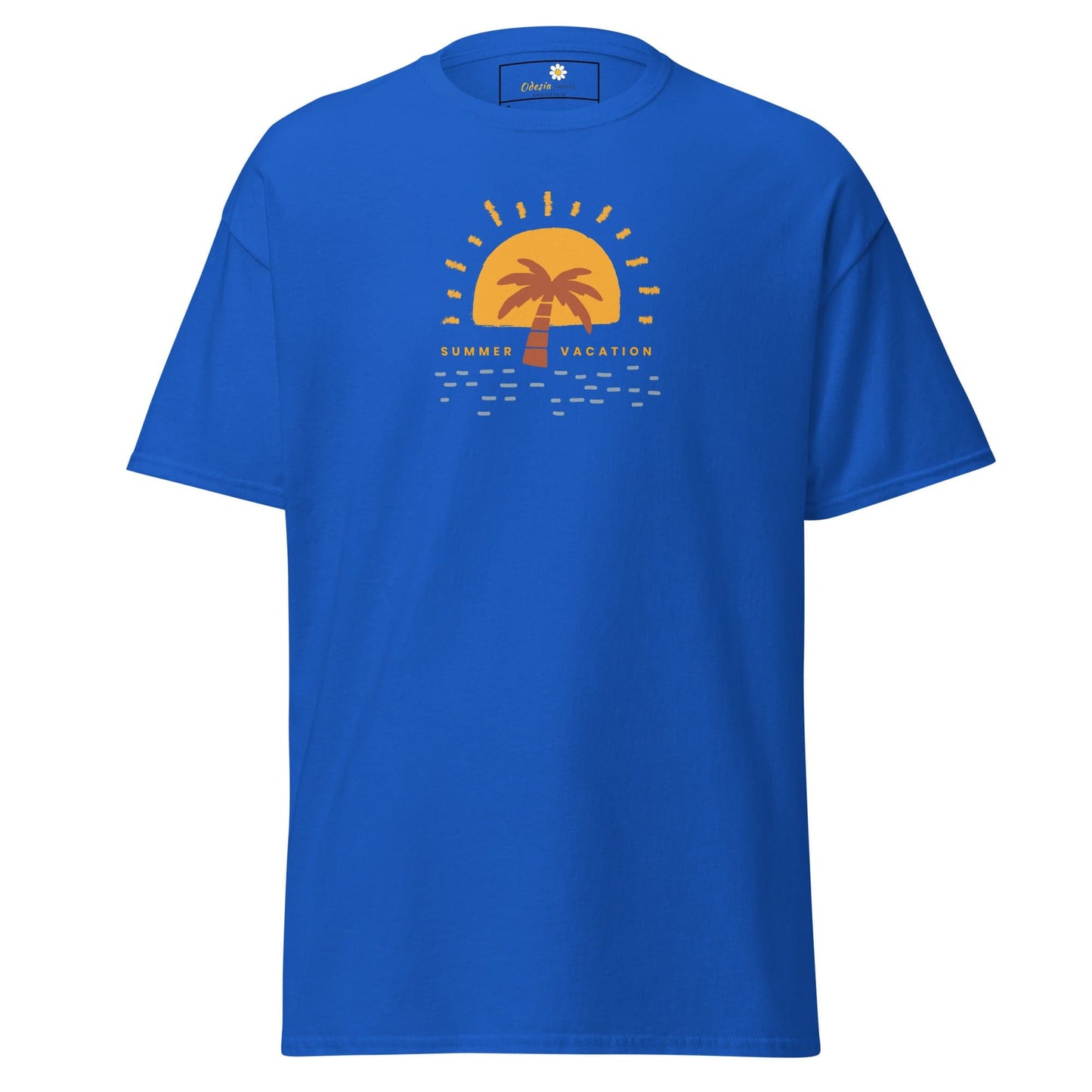 Unisex classic tee - SUMMER VACATION - REGULAR - Royal / S