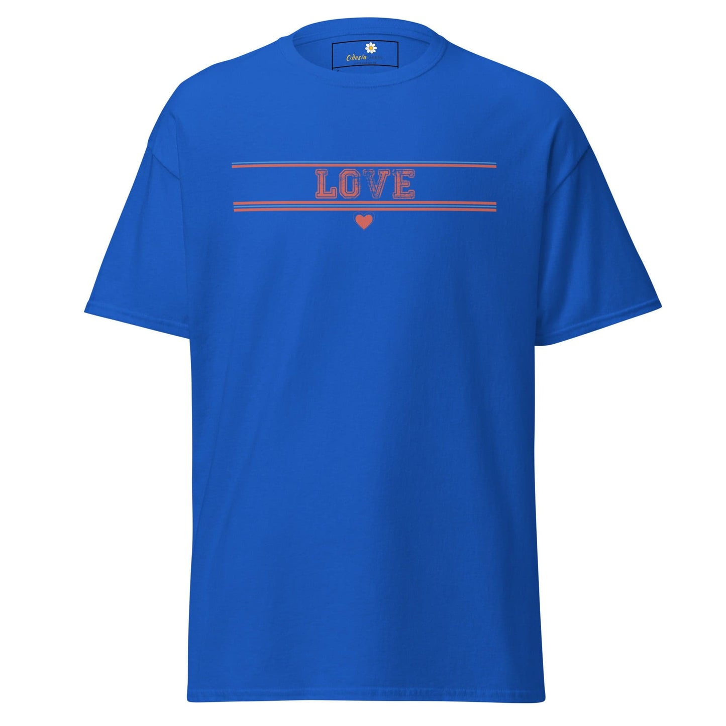 Unisex classic t-shirt - TEXt LOVE - REGULAR - Royal / S