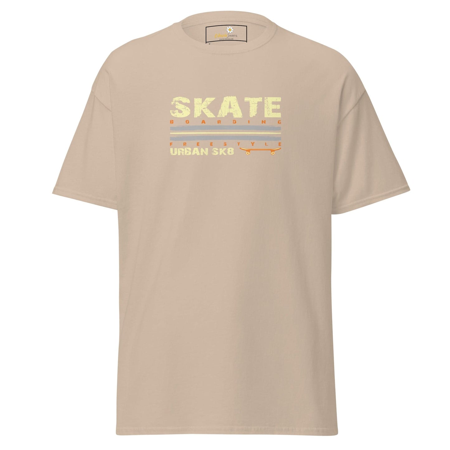 Unisex classic t-shirt - SPORT SKATEBOARDING - REGULAR - Sand / S