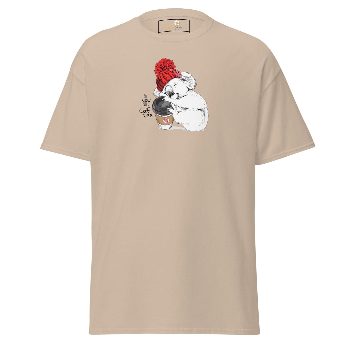 Unisex classic tee - WILD LIFE FUN KOALA - REGULAR - Sand / S