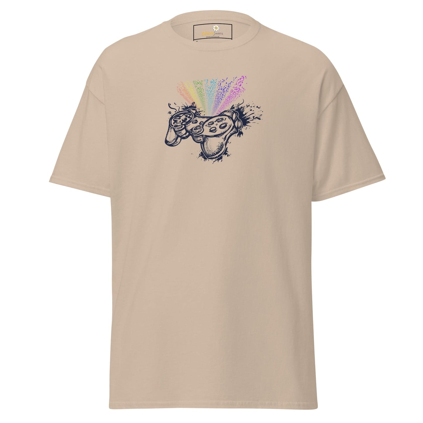 Unisex classic tee - IT COLORFUL GAMER - REGULAR - Sand / S