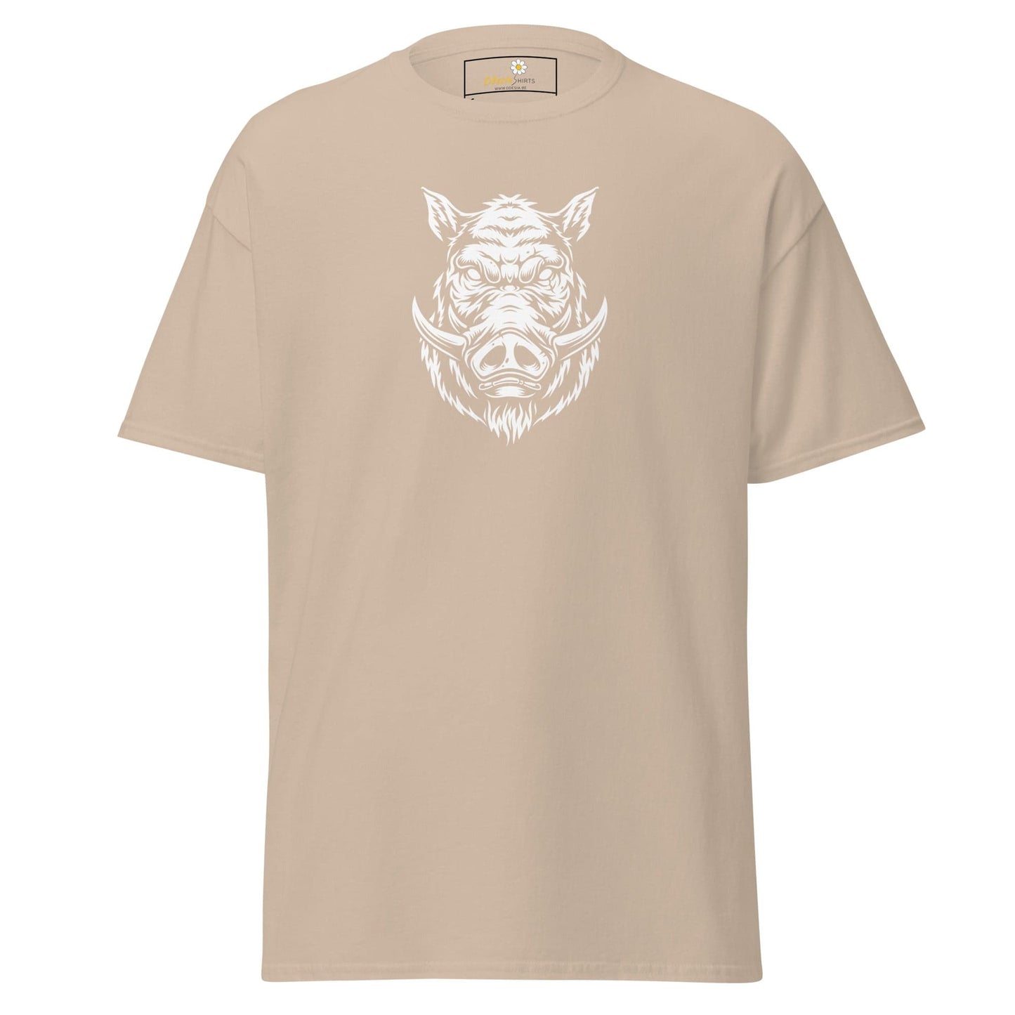 Unisex classic t-shirt - WILD LIFE PIG - REGULAR - Sand / S