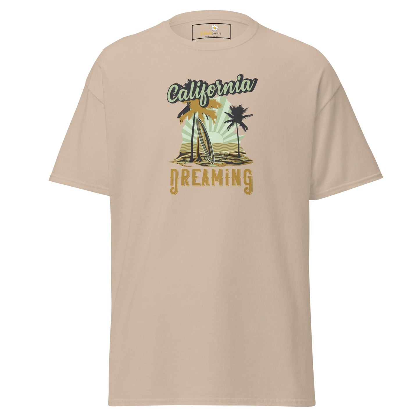 Unisex classic t-shirt - SUMMER CALIFORNIA DREAM - REGULAR - Sand / S