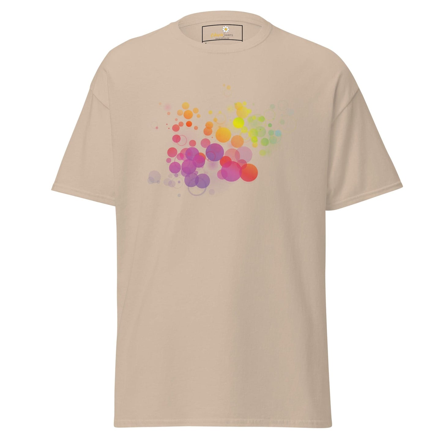 Unisex classic tee - ABSTRACT BUBBLES - REGULAR - Sand / S