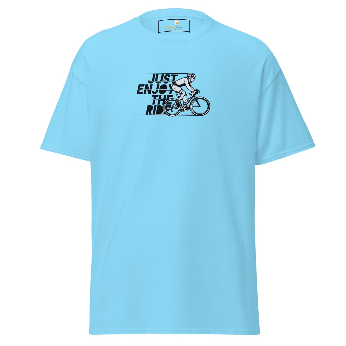 Unisex classic tee - SPORT ENJOY THE RIDE - REGULAR - Sky / S