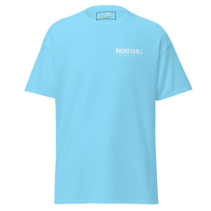 Unisex classic t-shirt - SPORT BASKETBALL - REGULAR - Sky / S
