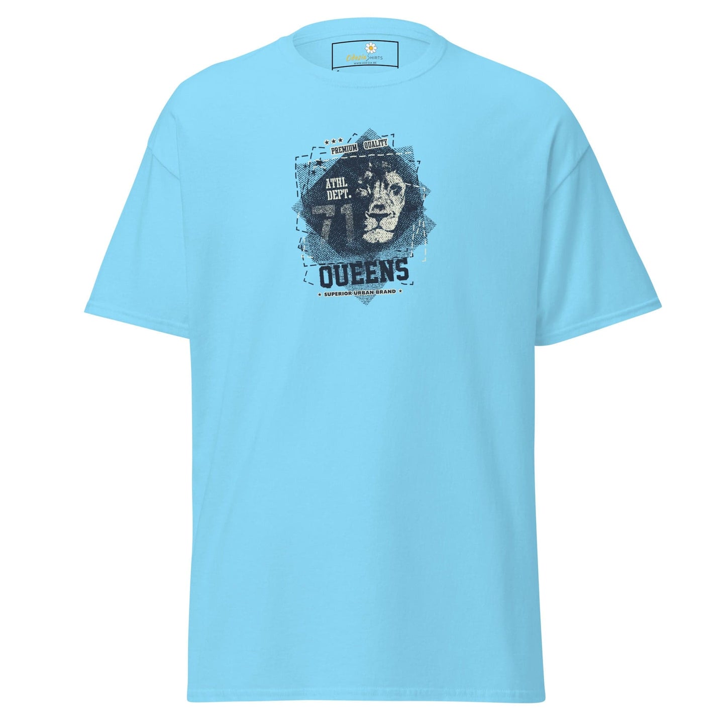 Unisex classic tee - URBAN WILD LIFE 71 QUEENS - REGULAR - Sky / S