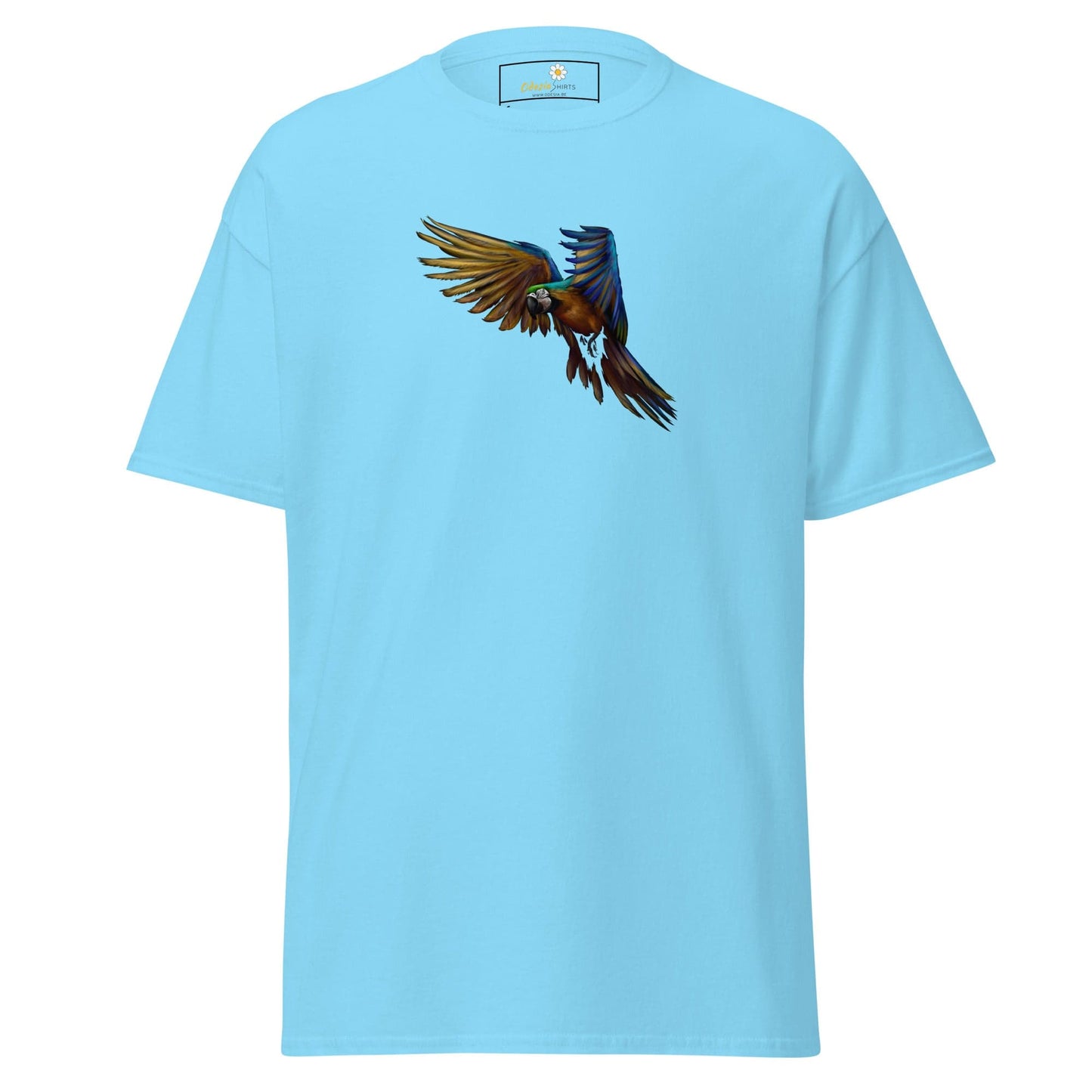 Unisex classic tee - WILD LIFE PARROT - REGULAR - Sky / S