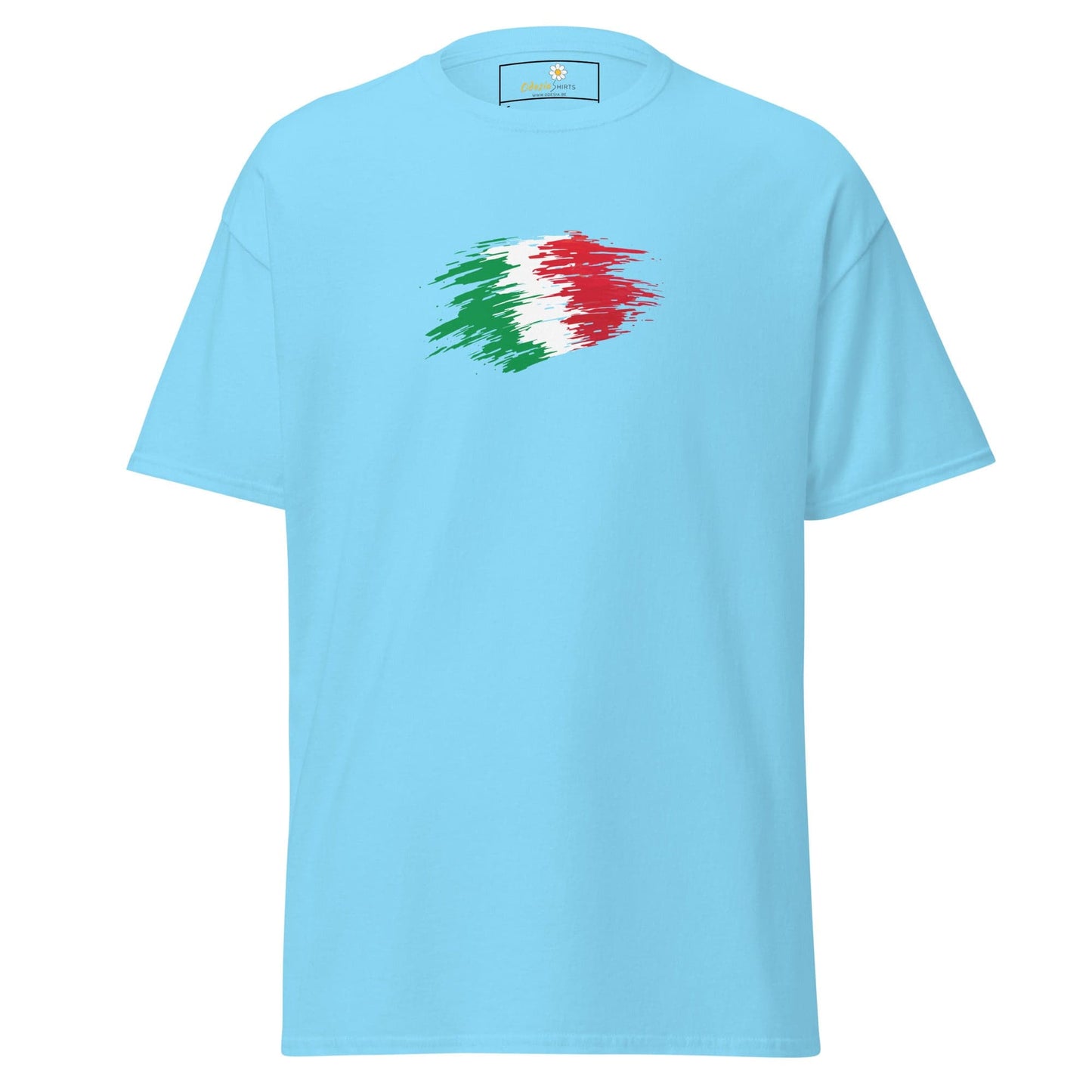 Unisex classic tee - COUNTRY ITALIAN SHAPE - REGULAR - Sky / S