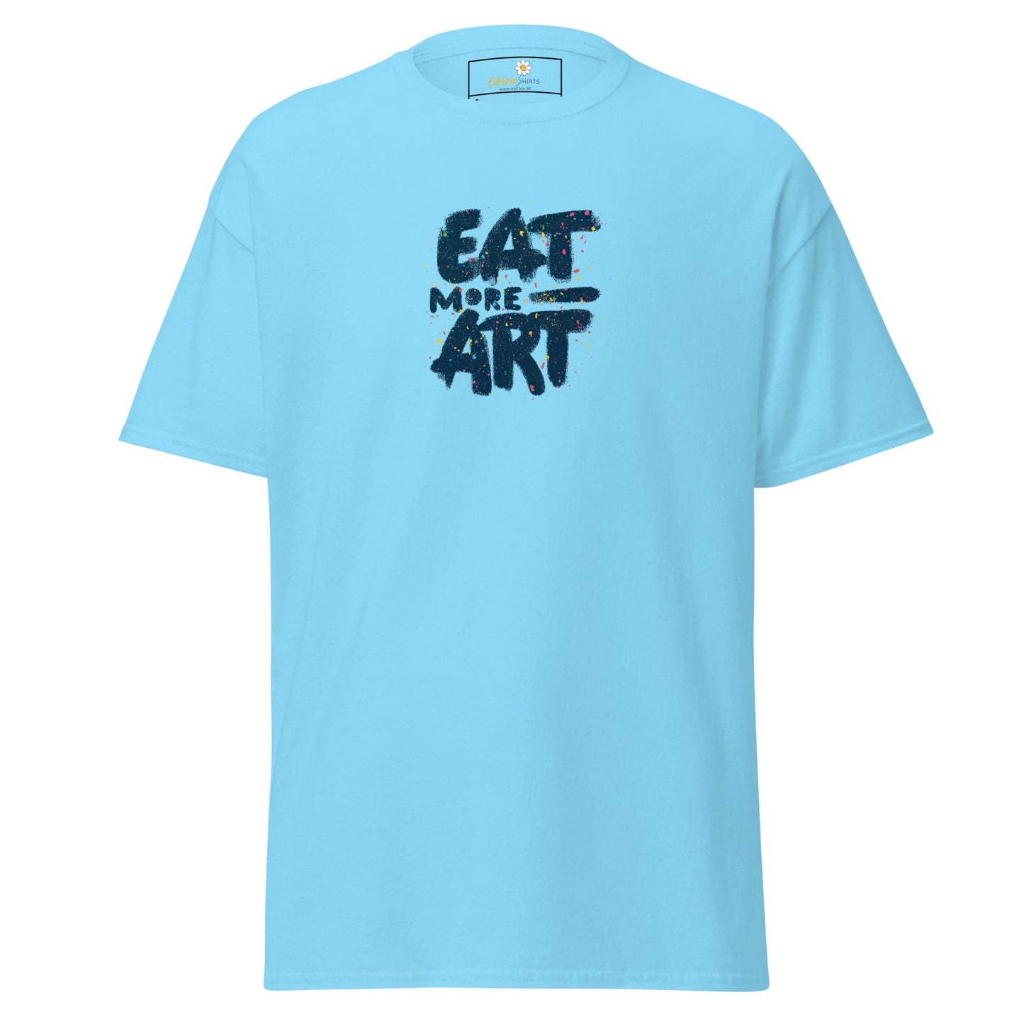 Unisex classic tee - MISC EAT MORE ART - REGULAR - Sky / S