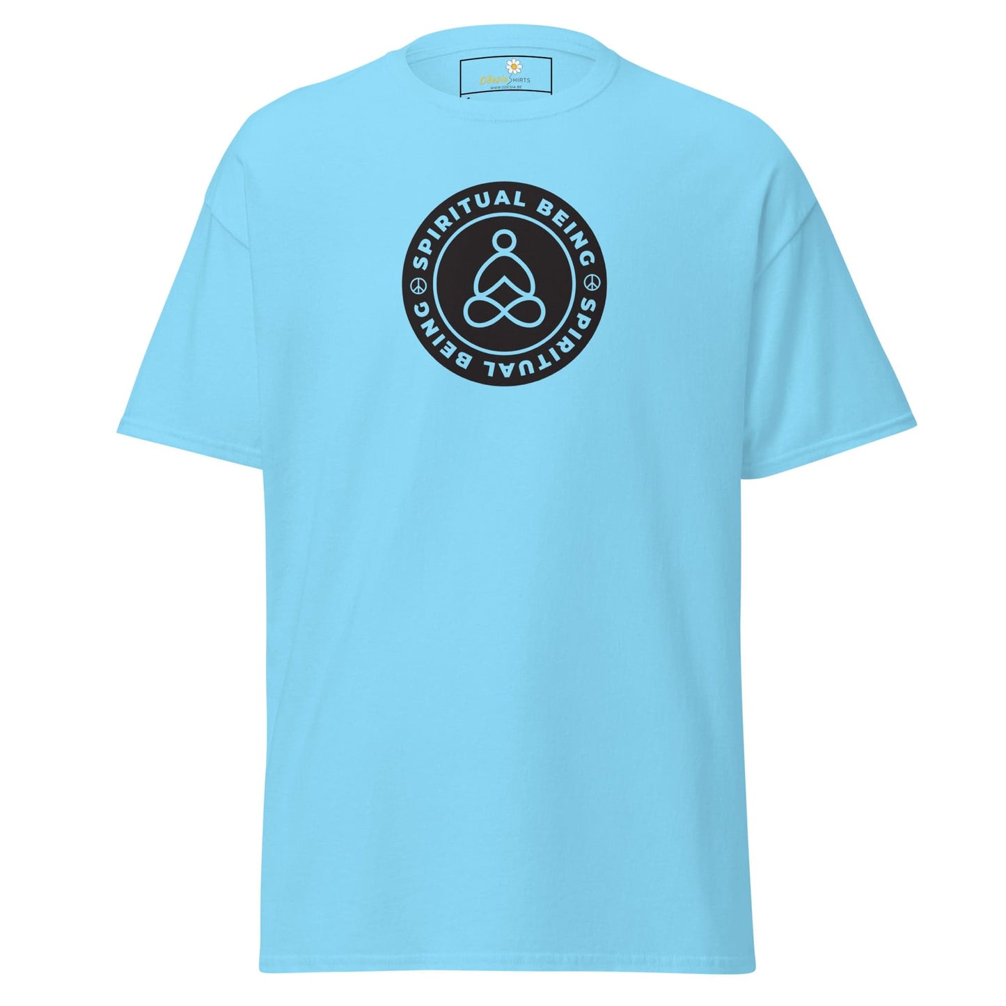 Unisex classic tee - SPIRITUAL BEING - REGULAR - Sky / S