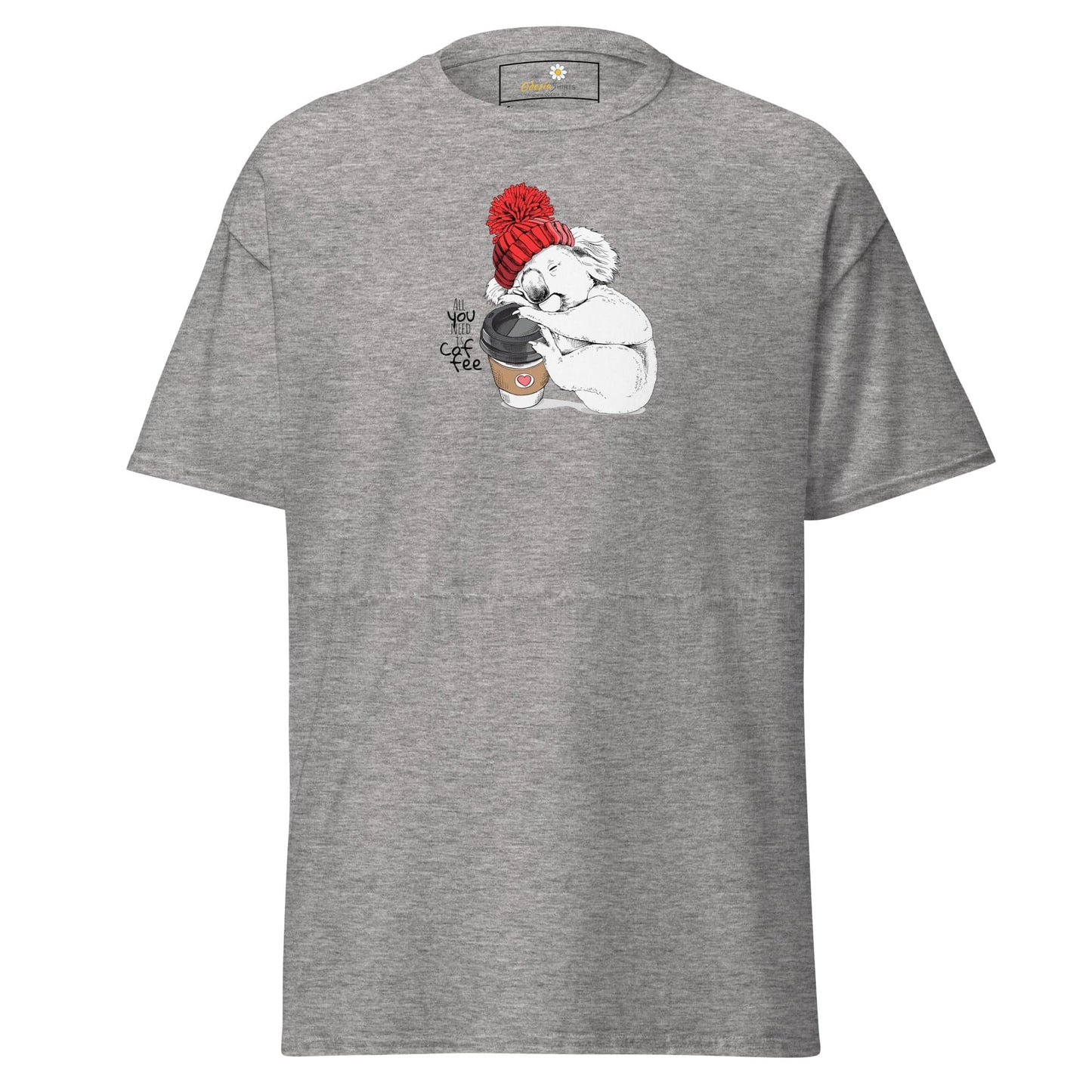 Unisex classic tee - WILD LIFE FUN KOALA - REGULAR - Sport Grey / S