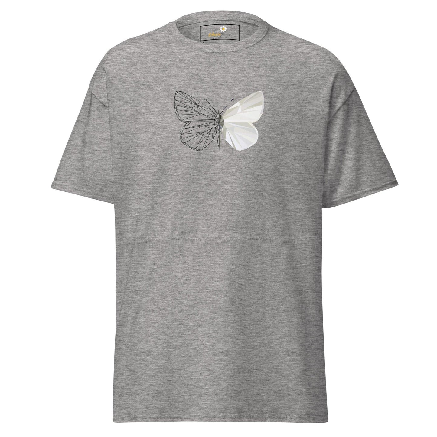 Unisex classic tee - ANIMALS BUTTERFLY - REGULAR - Sport Grey / S