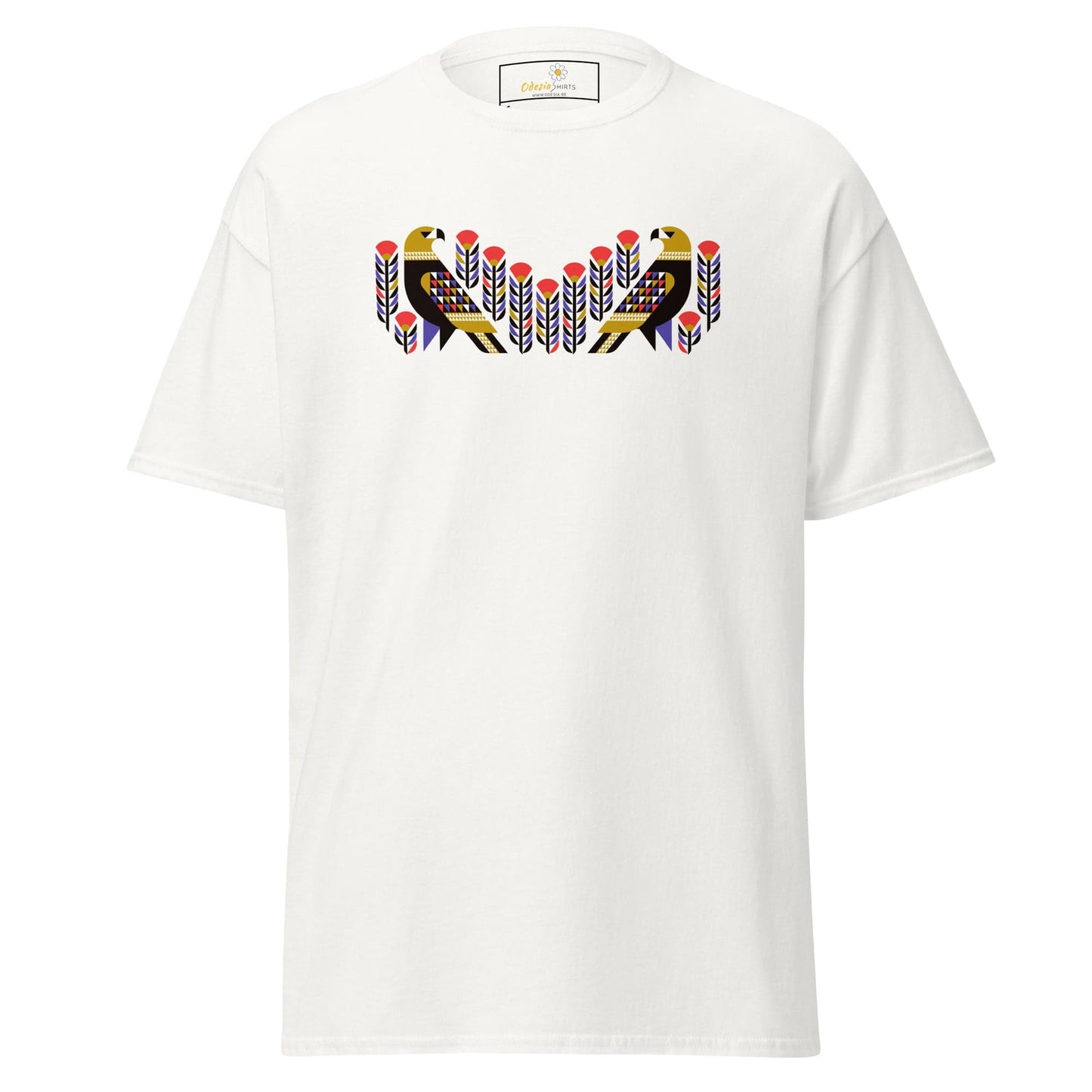 Unisex classic tee - WILD LIFE PERU BIRDS - REGULAR - White / S
