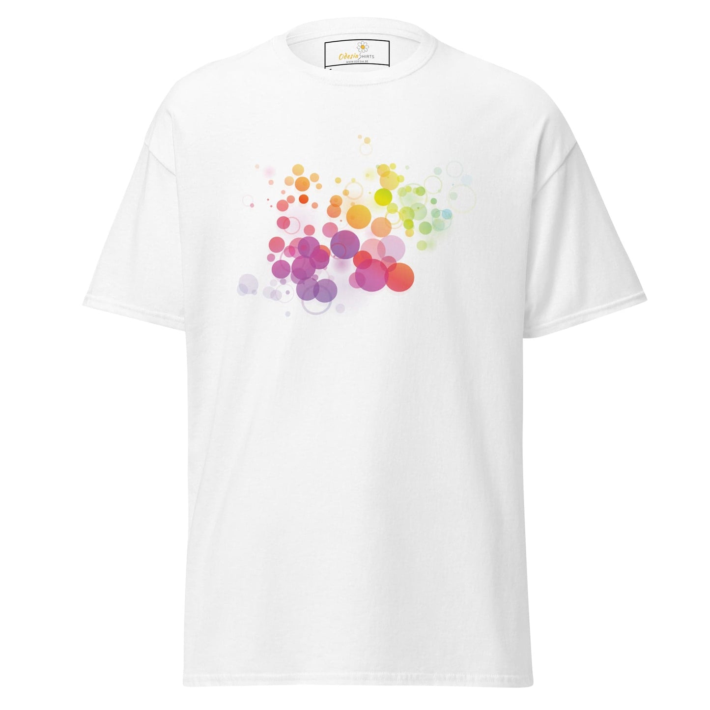 Unisex classic tee - ABSTRACT BUBBLES - REGULAR - White / S