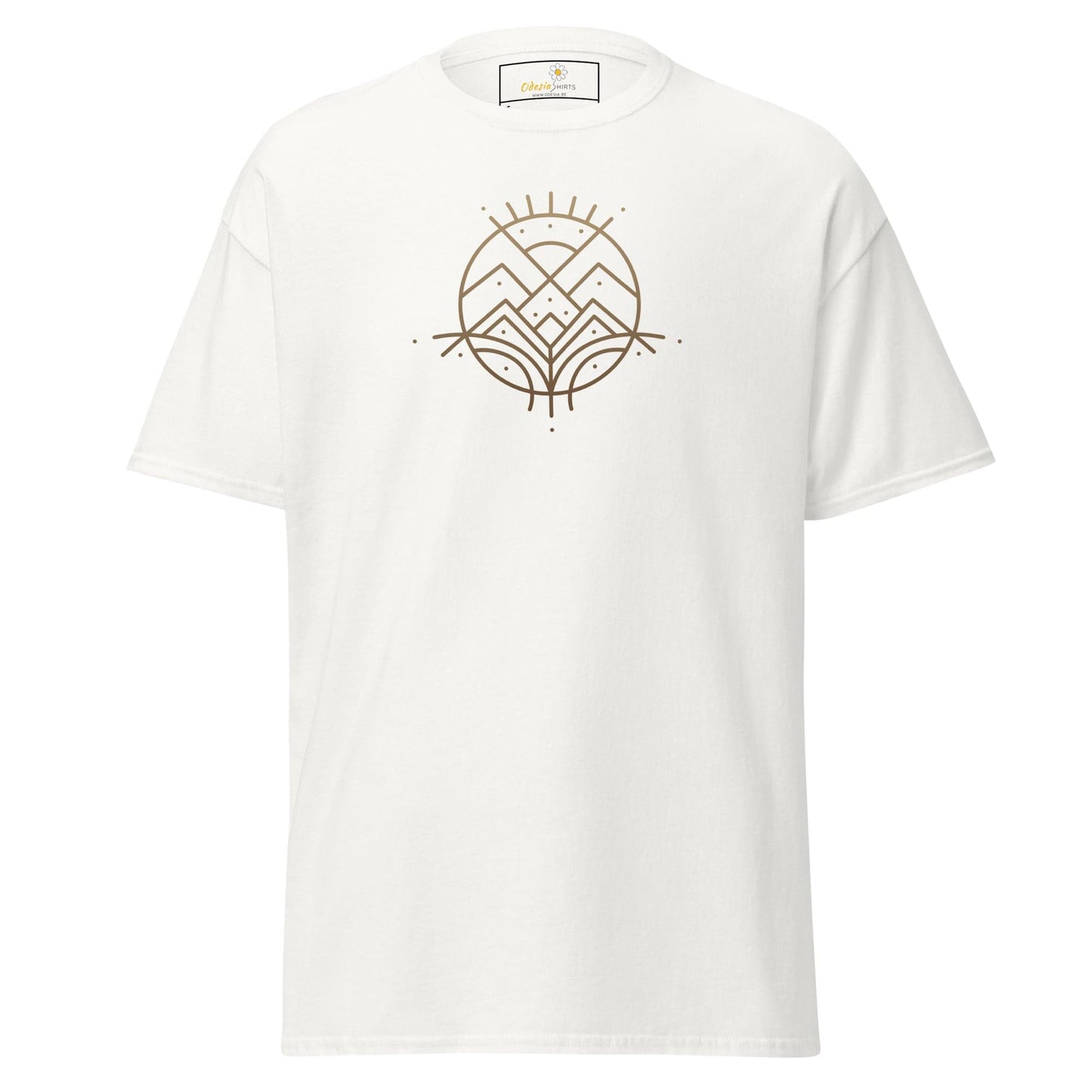 Unisex classic tee - ABSTRACT LANDSCAPE - REGULAR - White / S