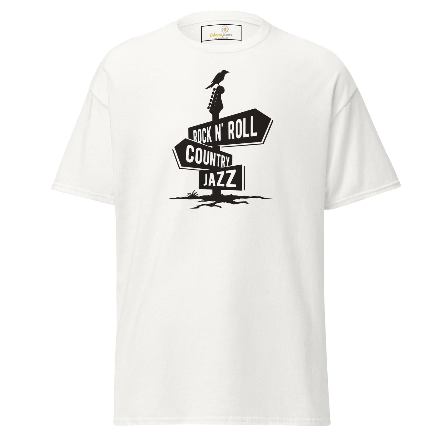 Unisex classic t-shirt - MUSIC DIRECTIONS - REGULAR - White / S