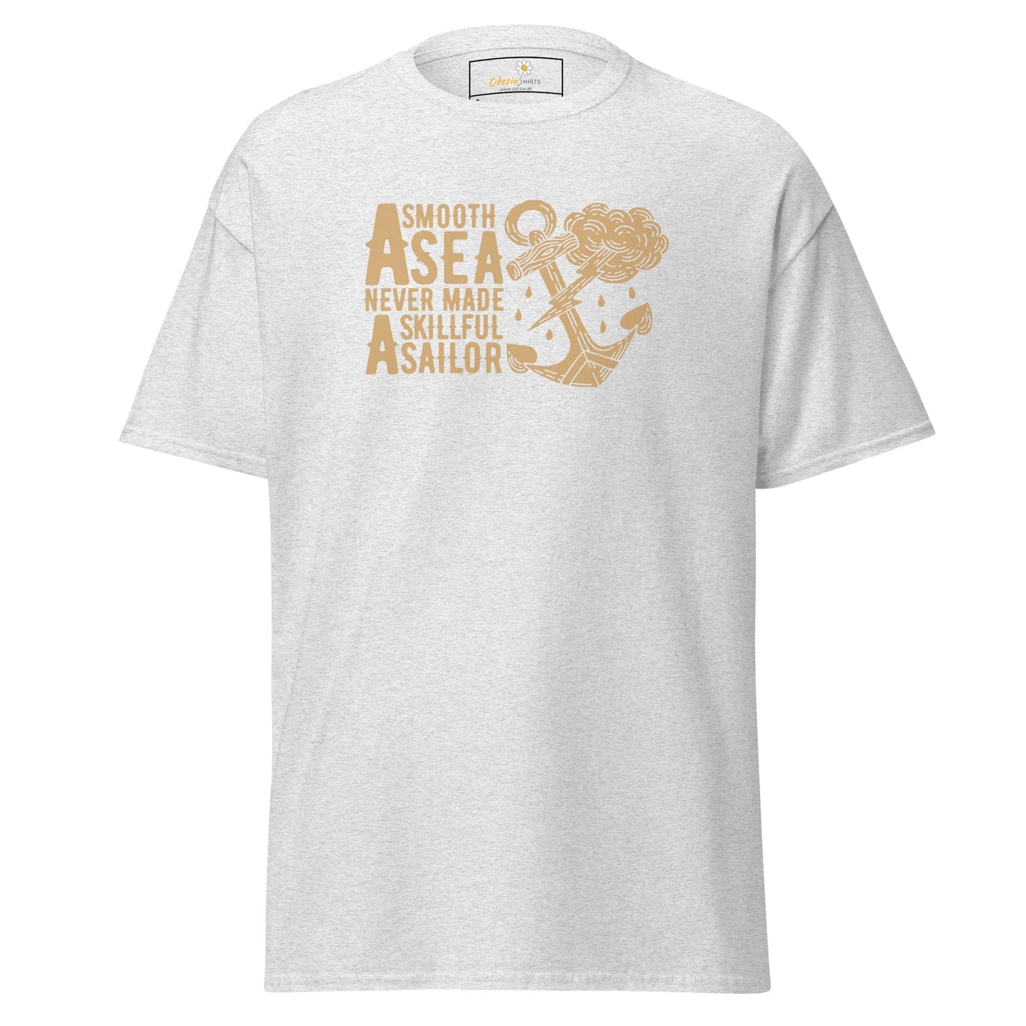 Unisex classic t-shirt - SEALIFE SMOOTH SEA MADE SAILOR - REGULAR - Ash / S