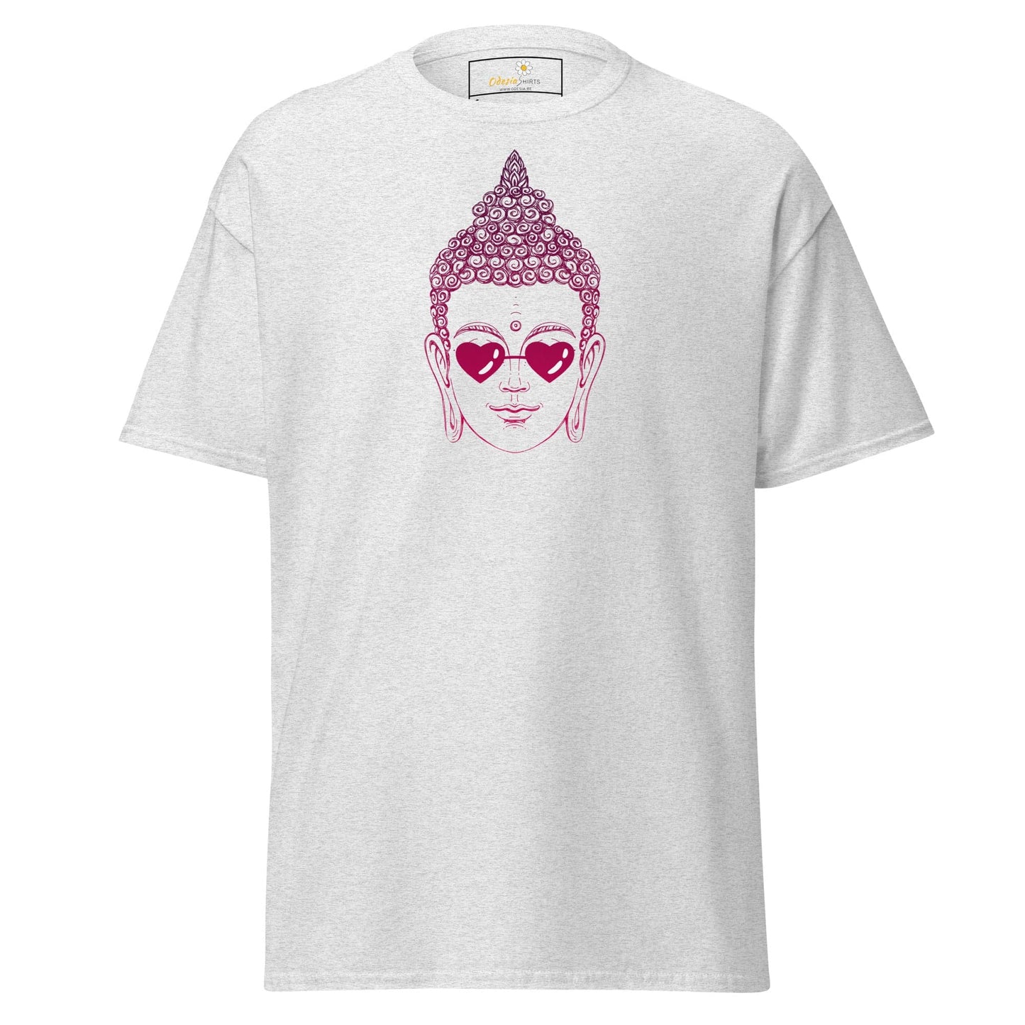 Unisex classic t-shirt - SPIRITUAL BUDDHA LOVE - REGULAR - Ash / S