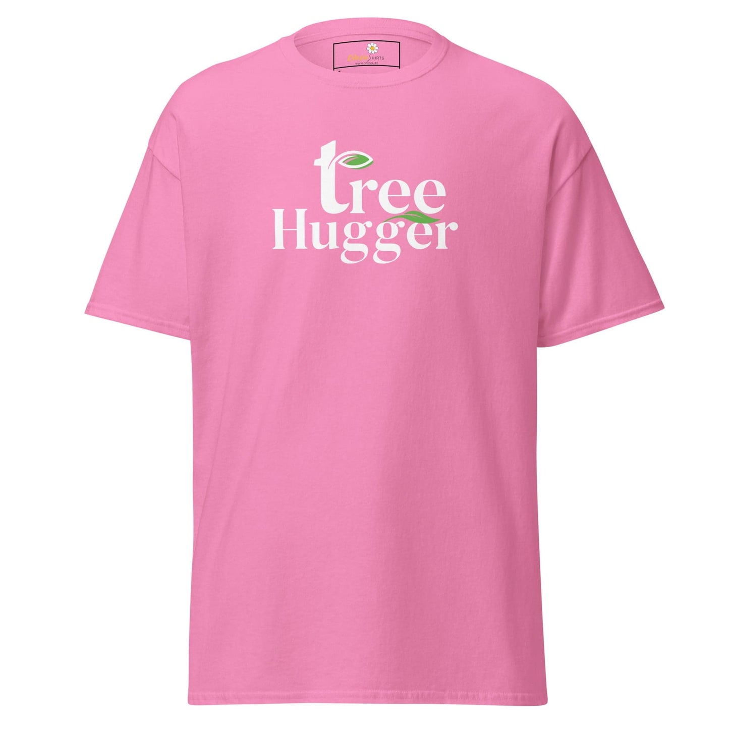 Unisex classic t-shirt - ECOLOGY TREE HUGGER - REGULAR - Azalea / S