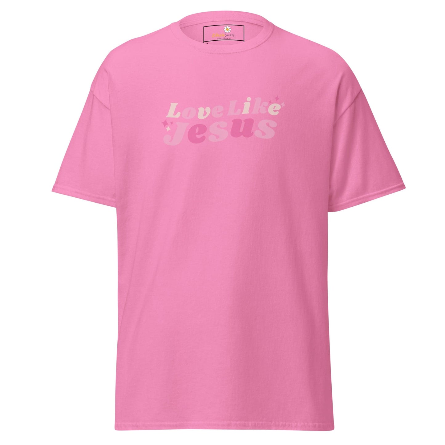 Unisex classic t-shirt - SPIRITUAL LOVE LIKE JESUS - REGULAR - Azalea / S