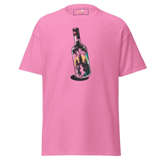 Unisex classic t-shirt - FANTASY LIGHT BOTTLE - REGULAR - Azalea / S
