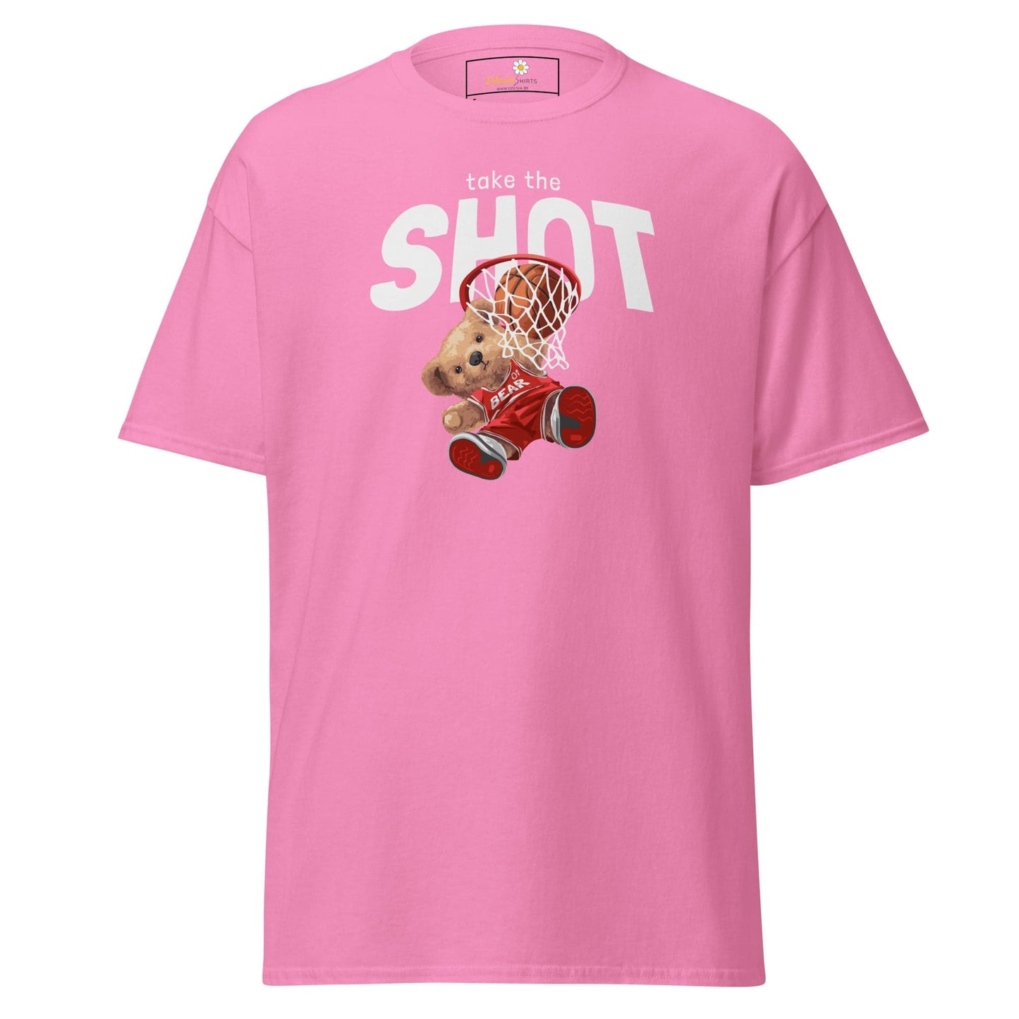Unisex classic t-shirt - FUN TAKE THE SHOT - REGULAR - Azalea / S