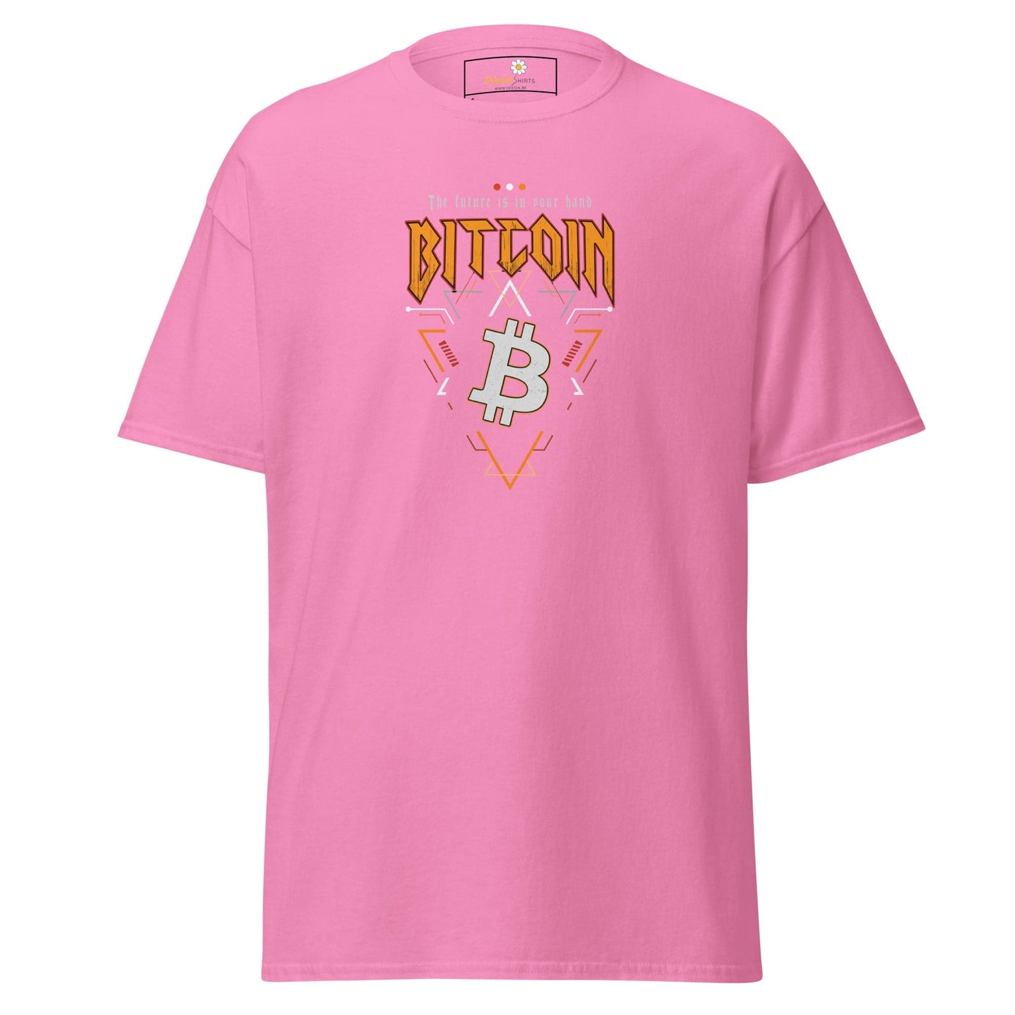Unisex classic t-shirt - MISC BITCOIN YOUR FUTURE - REGULAR - Azalea / S