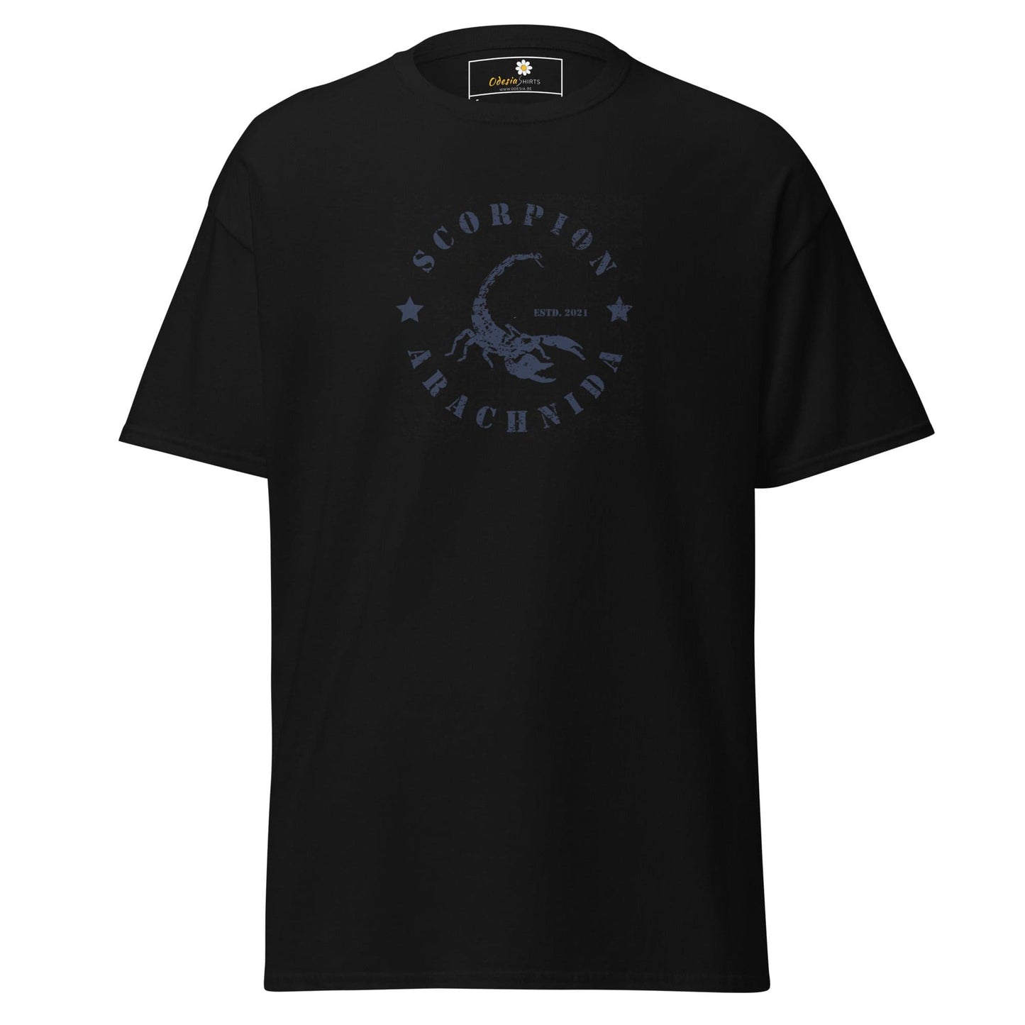 Unisex classic t-shirt - WILD LIFE SCORPION - REGULAR - Black / S