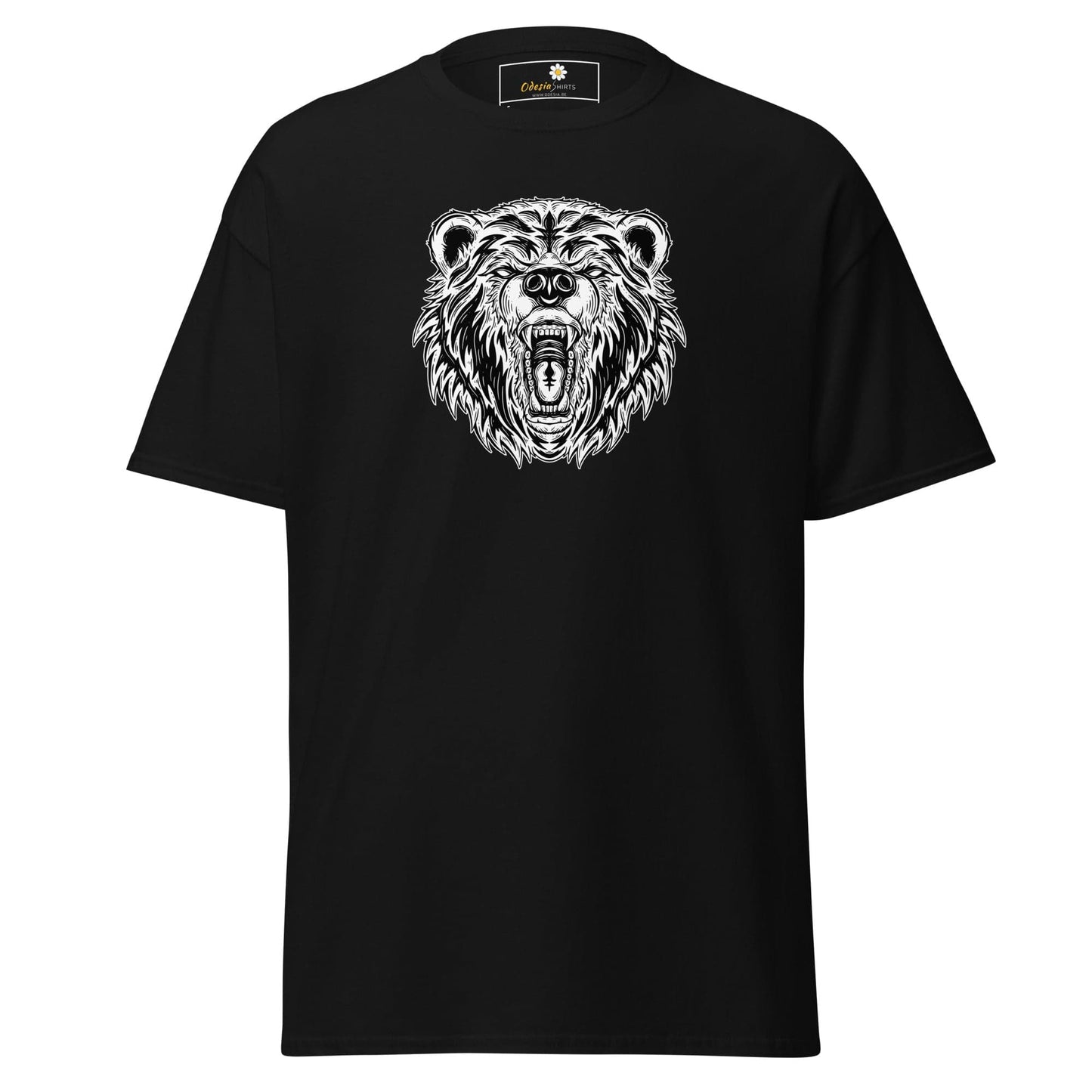 Unisex classic t-shirt - WILD LIFE BEAR - REGULAR - Black / S