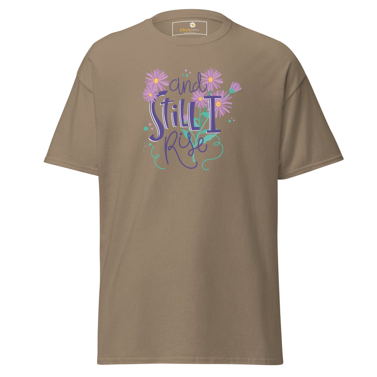 Unisex classic t-shirt - POSITIVE AND STILL I GROW - REGULAR - Brown Savana / S