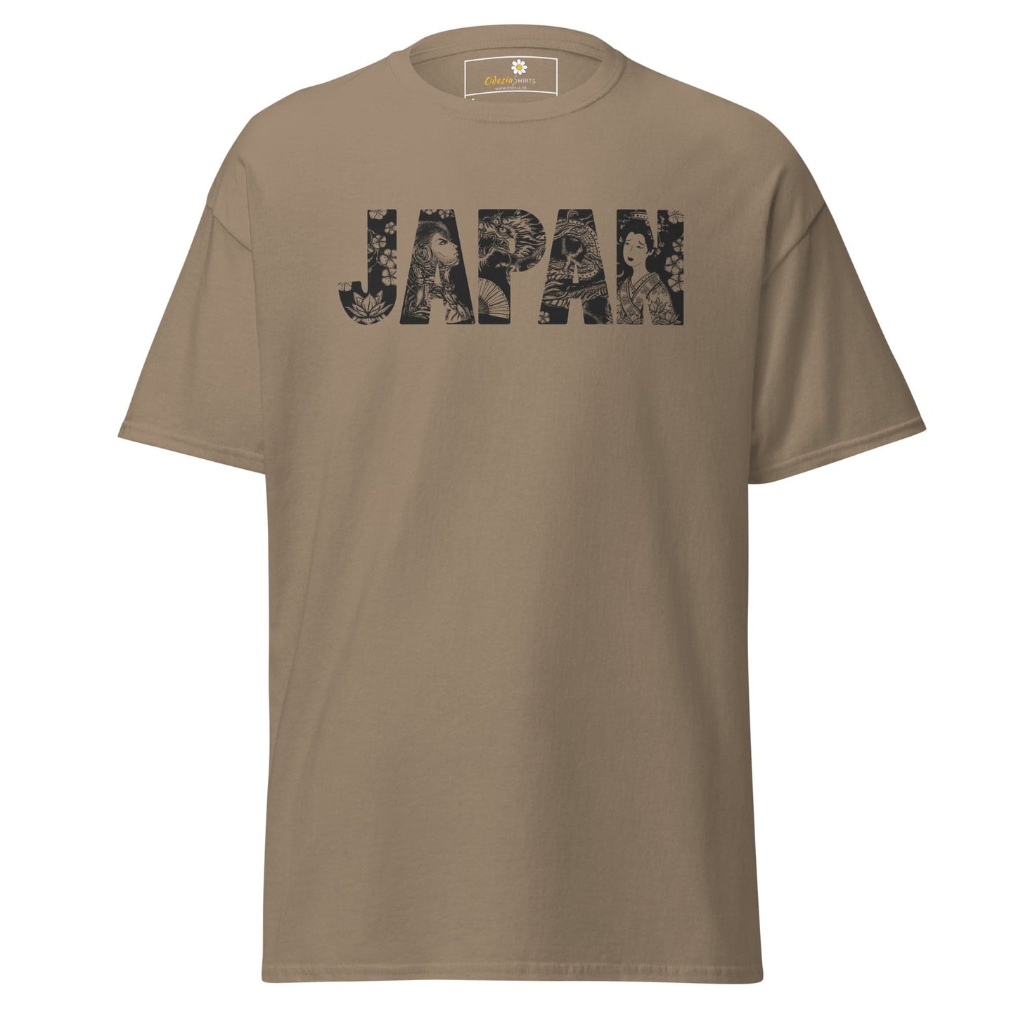 Unisex classic t-shirt - COUNTRY JAPAN - REGULAR - Brown Savana / S