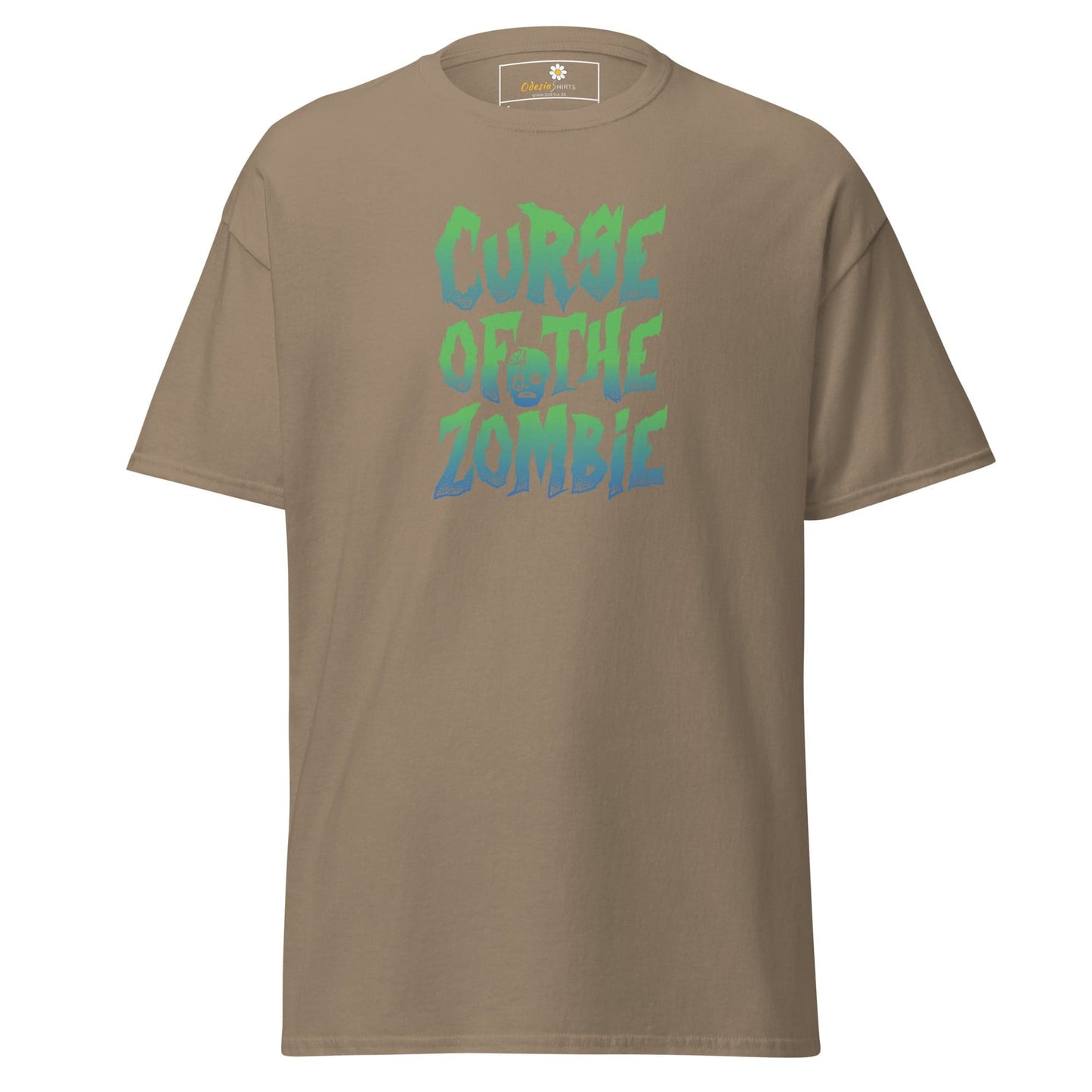 Unisex classic t-shirt - SPOOKIE CURSE OF THE ZOMBIE - REGULAR - Brown Savana / S
