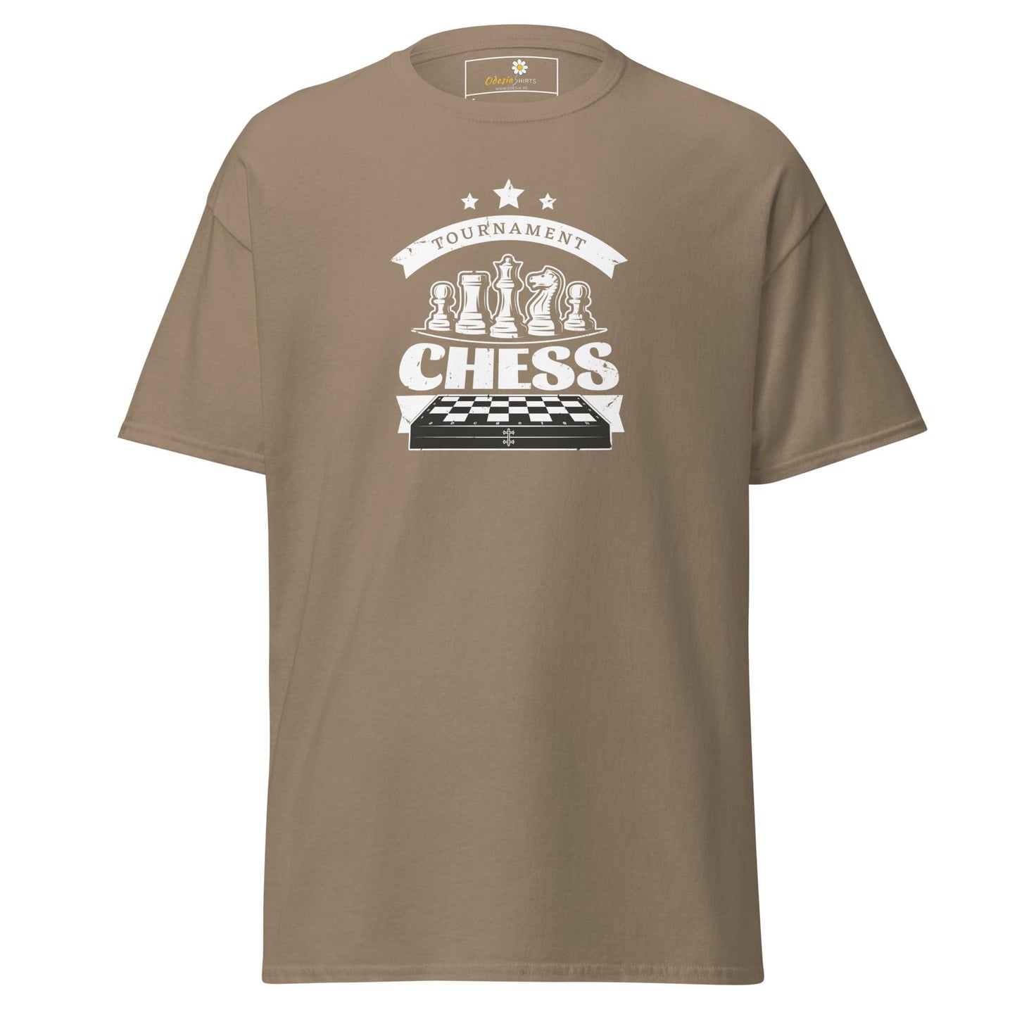 Unisex classic t-shirt - GAMERS CHESS PLAY - REGULAR - Brown Savana / S