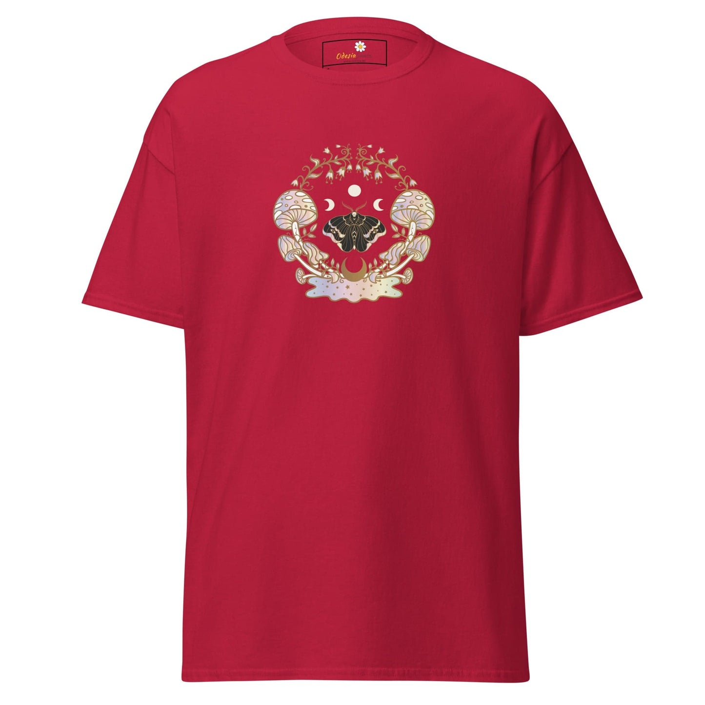 Unisex classic t-shirt - MYSTIC MAGIC MUSHROOMS - REGULAR - Cardinal / S