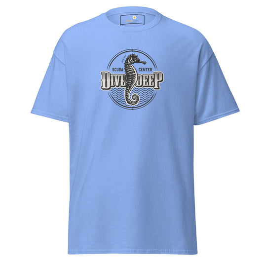 Unisex classic t-shirt - SEALIFE SEA HORSE DIVE DEEP - REGULAR - Carolina Blue / S