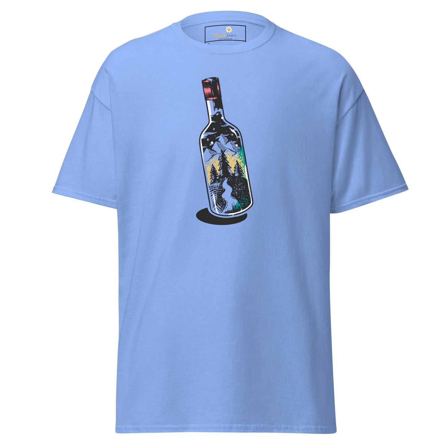 Unisex classic t-shirt - FANTASY LIGHT BOTTLE - REGULAR - Carolina Blue / S