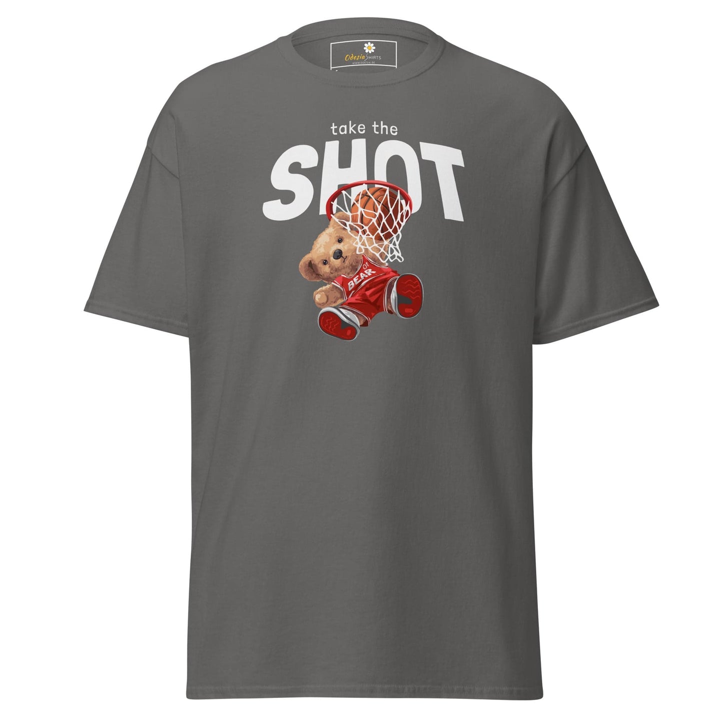 Unisex classic t-shirt - FUN TAKE THE SHOT - REGULAR - Charcoal / S